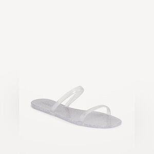 Jelly Slide Sandals • Size 8 • New with Tags✨
